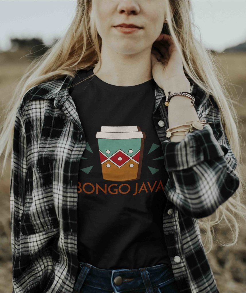 Bongo Java Rebrand Shirt Front