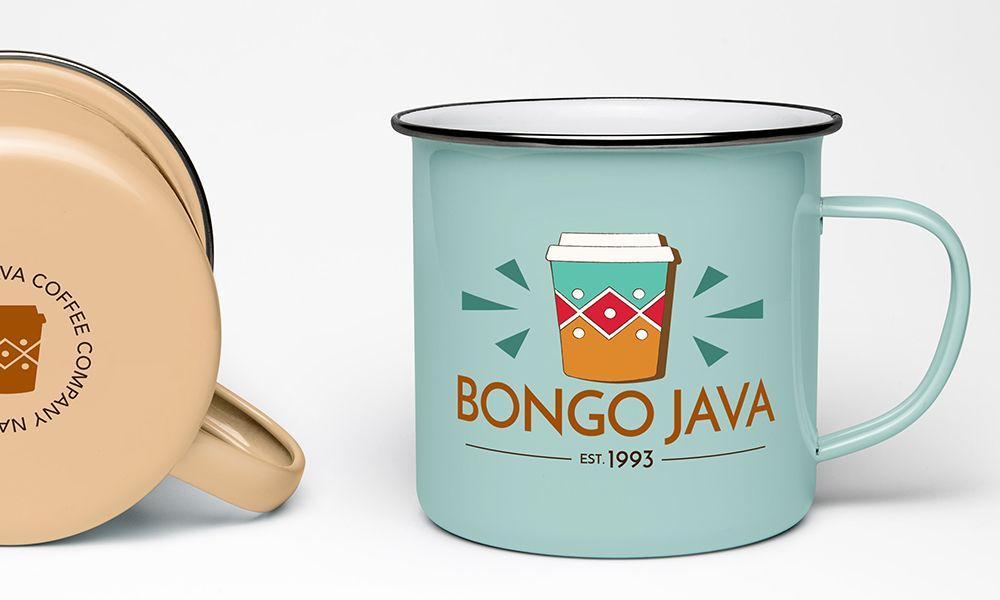 Bongo Java Rebrand Mug with Logo
